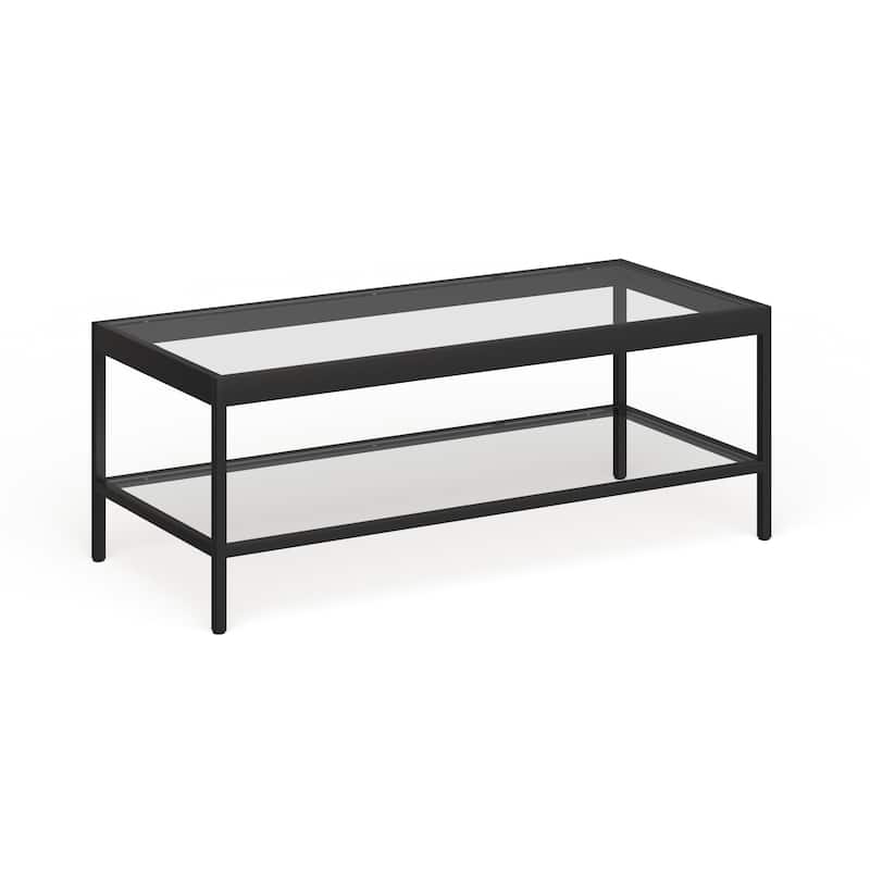 Alexis Metal and Glass Coffee Table