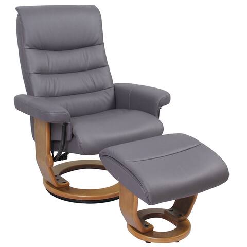 Calbero Recliner with Matching Ottoman