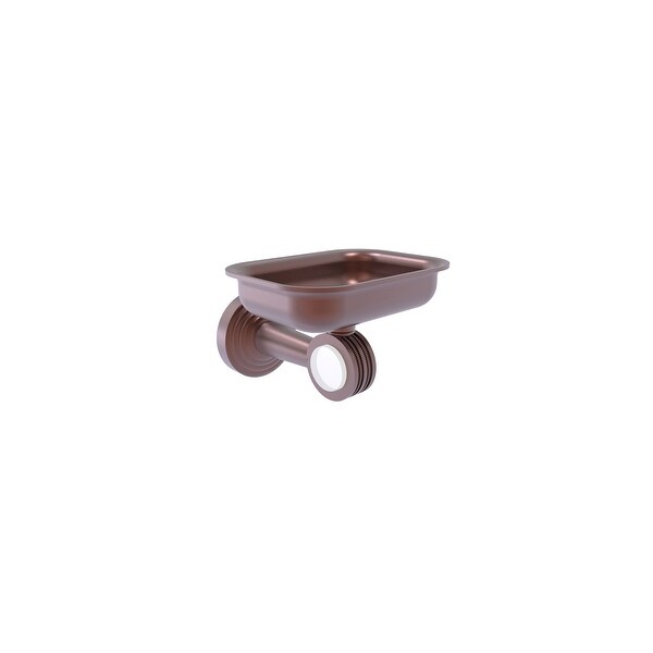 Allied Brass Pacific Beach Collection Wall Mounted Soap Dish Holder with Dotted Accents