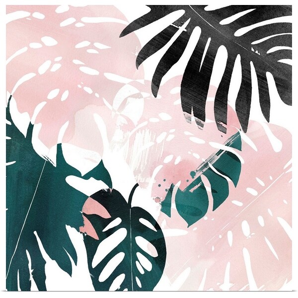 "Palm Blush IV" Poster Print