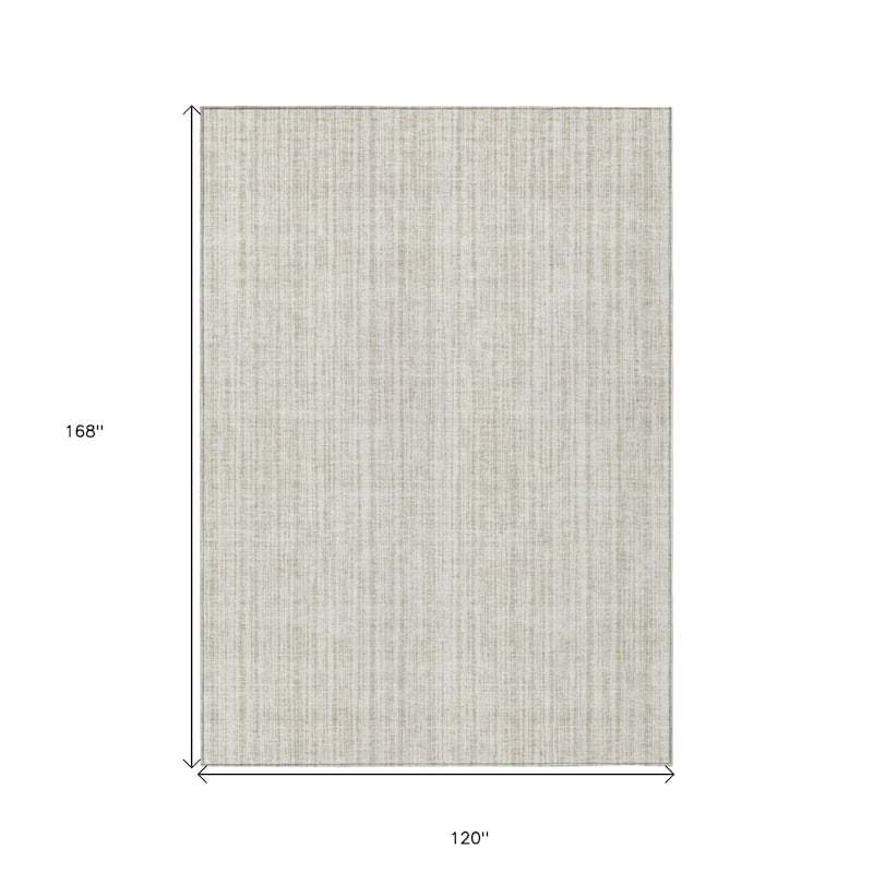 HomeRoots Striped Transitional Rectangle Outdoor Rug