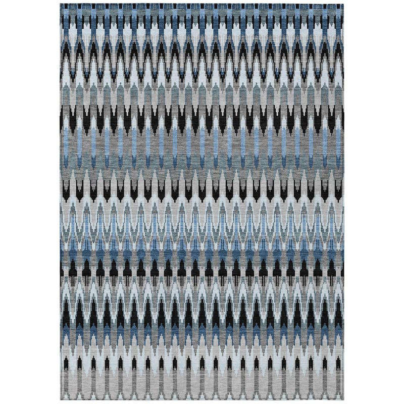 Machine Washable Indoor/ Outdoor Chantille Moroccan Rug