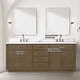 preview thumbnail 65 of 119, Lexora Abbey Bath Vanity and Carrara Marble Top