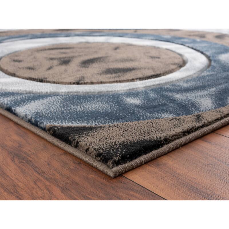 Orelsi Collection Abstract Area Rug