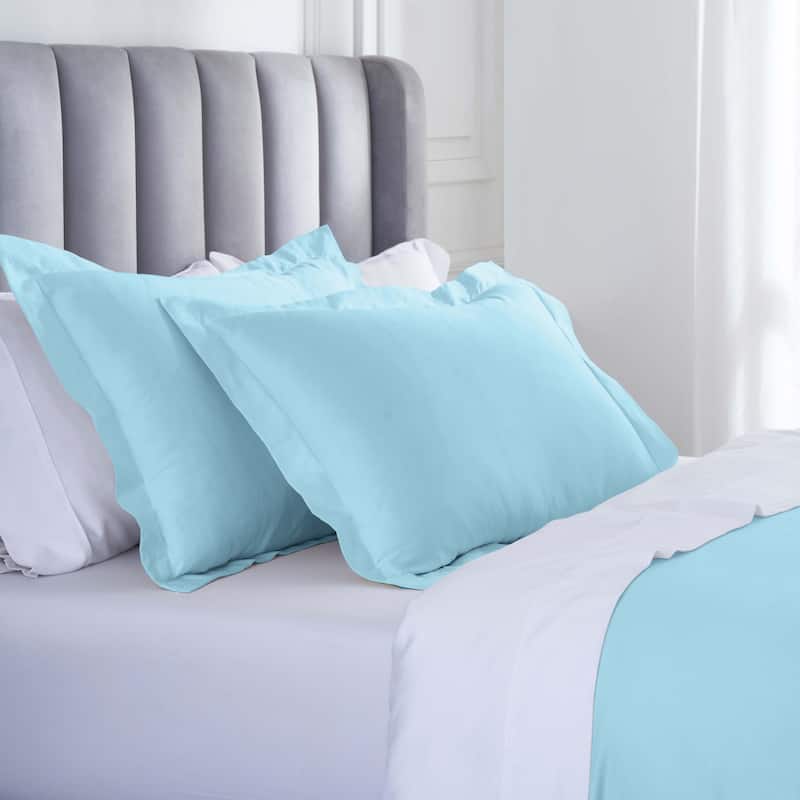 Superior Modal From Beechwood 400 Thread Count Solid Duvet Cover Set