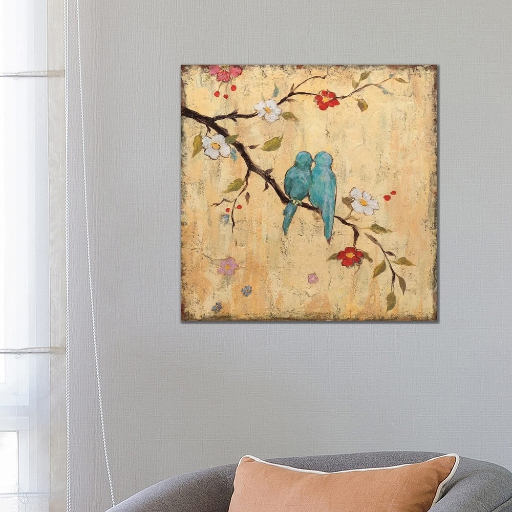 iCanvas "Love Birds II" by Katy Frances Canvas Print