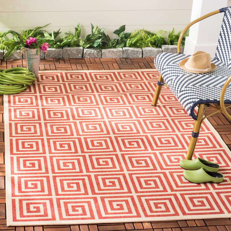 SAFAVIEH Beach House Anarsija Indoor/ Outdoor Waterproof Patio Backyard Rug