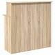 preview thumbnail 7 of 8, vidaXL Reception Desk Sonoma Oak Engineered Wood Standard Reception Desk