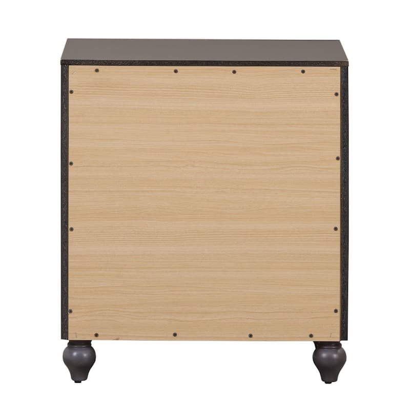 Cottage View Dark Gray Night Stand
