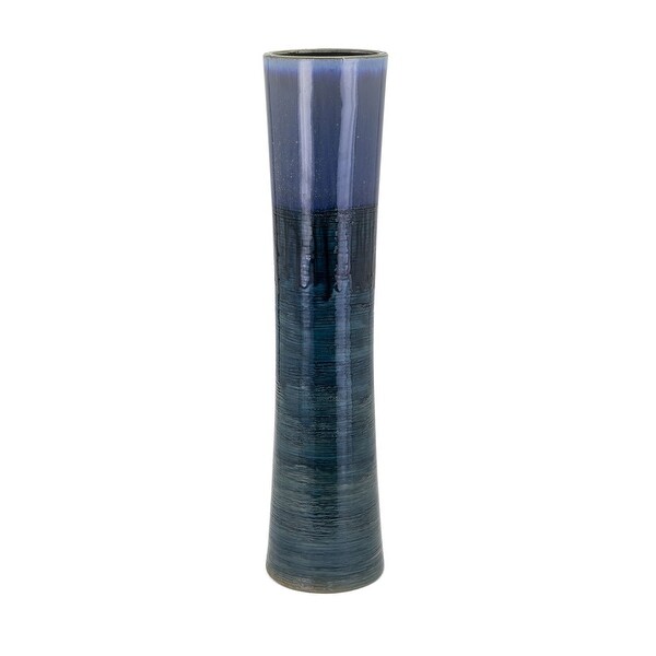 IMAX Home 14586 Hackett Large Ceramic Vase - Blue