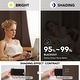 preview thumbnail 46 of 82, Deconovo 2-Pack Thermal Room Darkening Rod Pocket Curtains