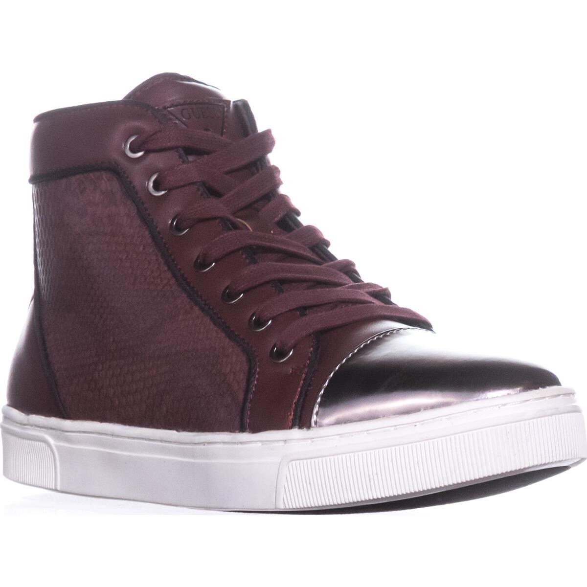 guess red sneakers