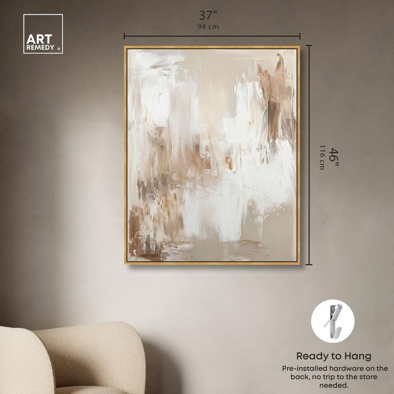 Latte Layers I Canvas by Art Remedy