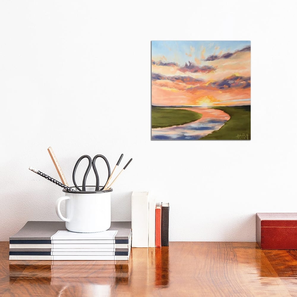 iCanvas "Good Morning Sunrise Over The Marsh" by April Moffatt Canvas Print