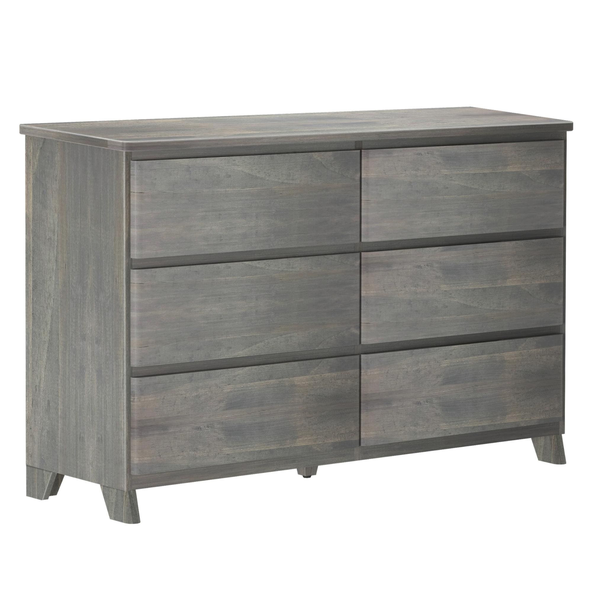 ti amo 6 drawer double dresser farmhouse grey Max & Lily 6-drawer Wood Horizontal Dresser boutique