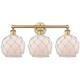 Option Brushed Brass / White Glass with White Rope