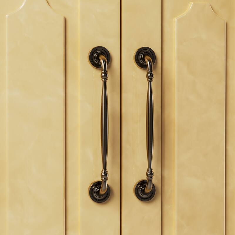Elegant 24-Inch European Bathroom Vanity with Gold Accents and Marble-Style Sink