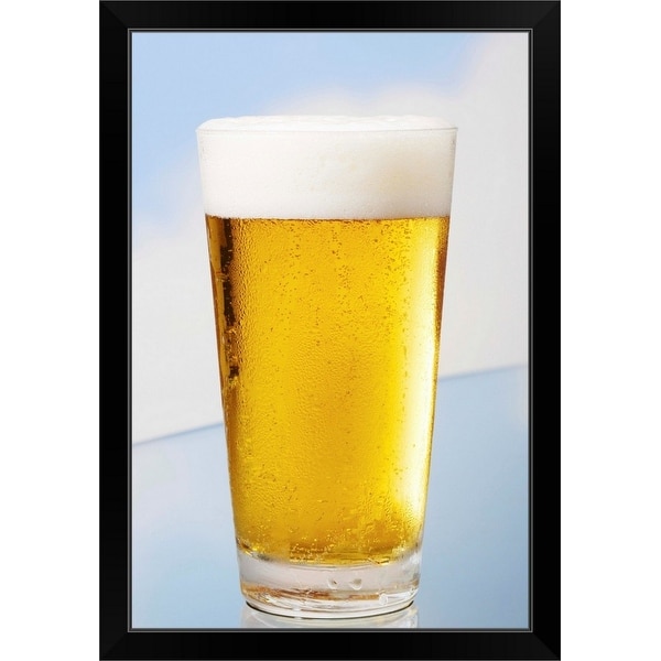 "Beer" Black Framed Print