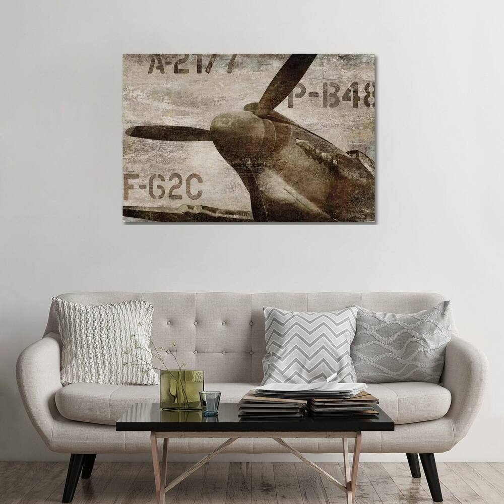 iCanvas "Vintage Airplane" by Dylan Matthews Canvas Print