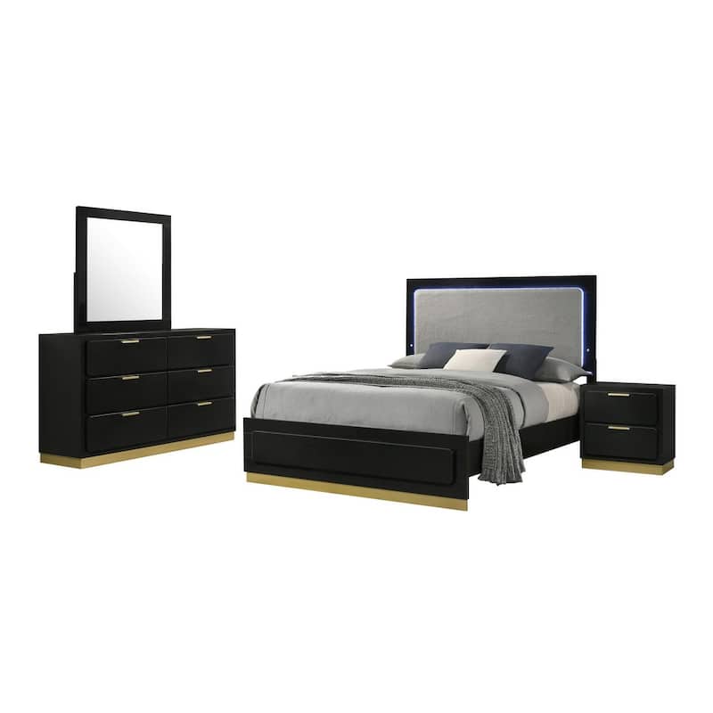 Sophia 4-piece Upholstered Bedroom Set