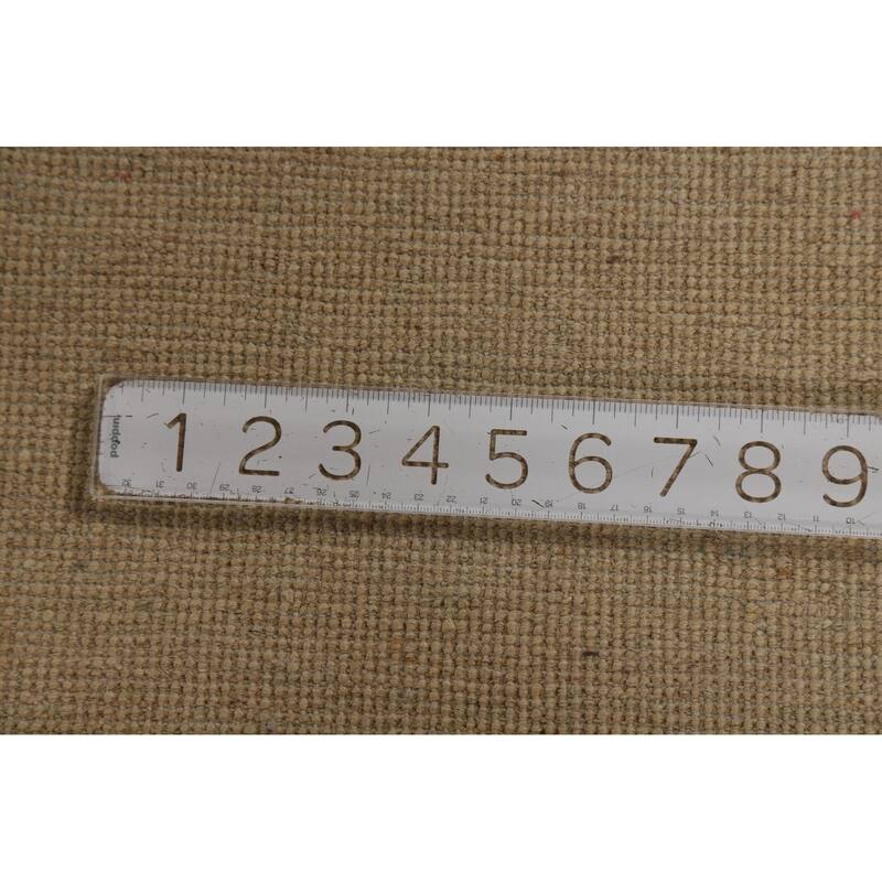 Solid Modern Gabbeh Oriental Rug Handmade Living Room Wool Carpet - 6'10" x 9'7"