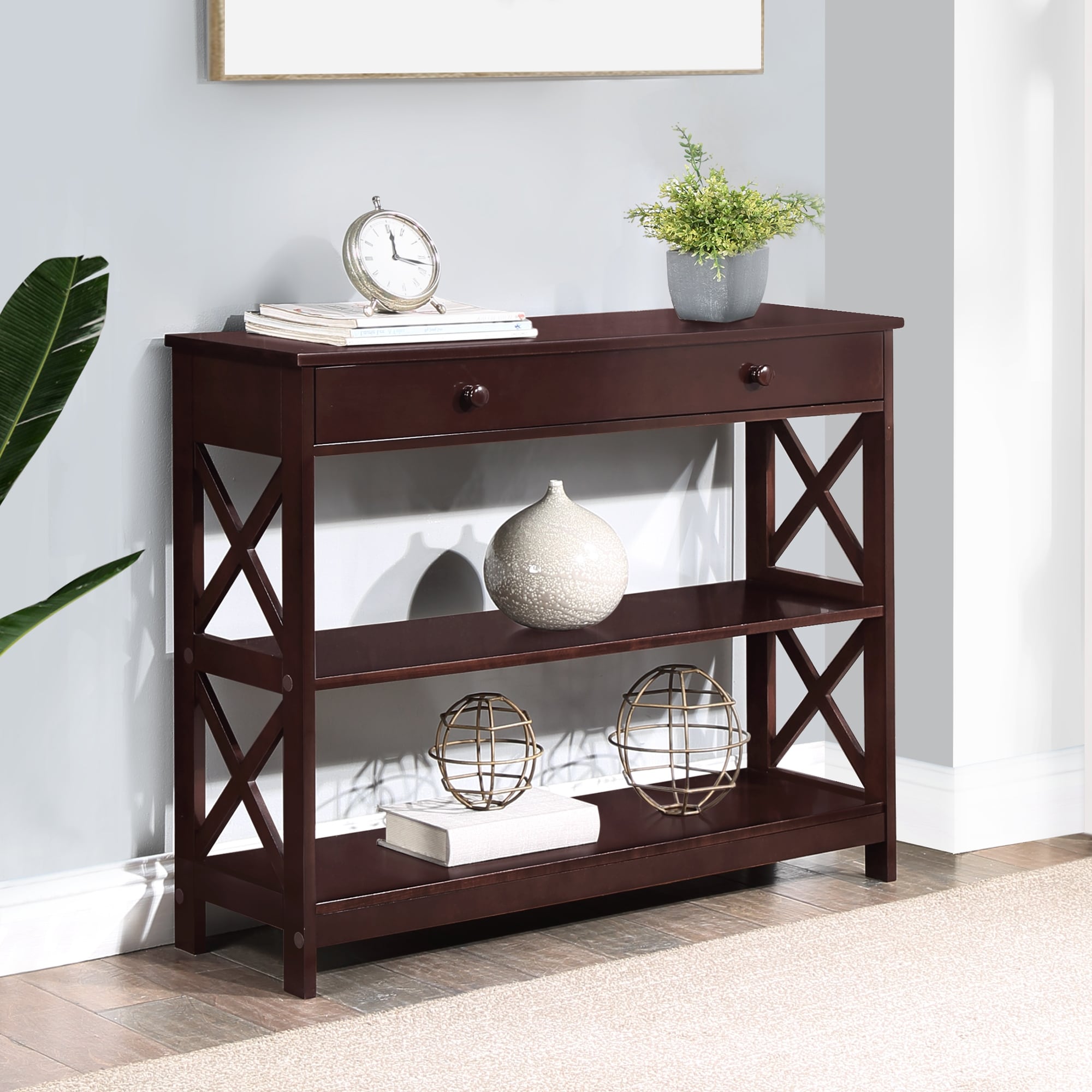 Oxford 1 drawer shop console table