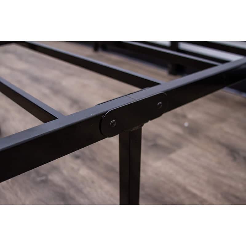 California King Size Steel Platform Open Frame with 2000 lb Capacity and Under-Bed Storage
