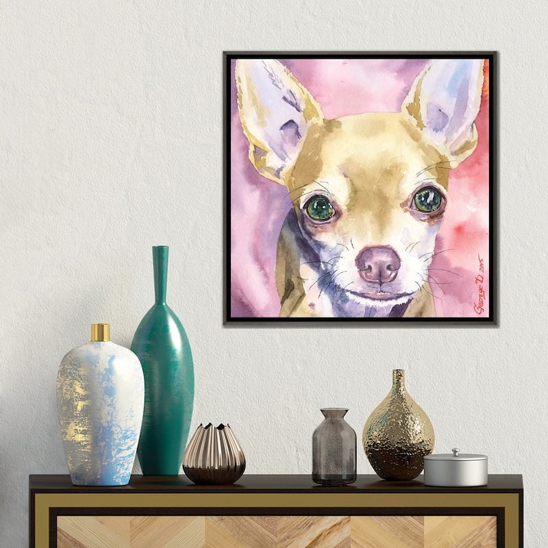 iCanvas "Chihuahua" by George Dyachenko Framed