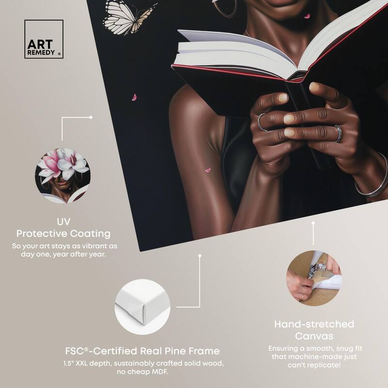 Pages of Flight Canvas by Art Remedy, Gallery Wrapped
