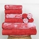 preview thumbnail 10 of 54, Superior Cotton Quick-Drying Solid and Marble 10 Piece Towel Set Terra Cotta