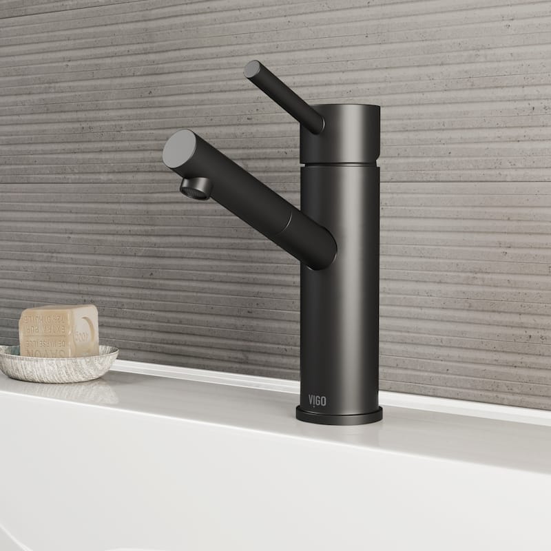 VIGO Noma 8" H Single Handle Single Hole Bathroom Faucet