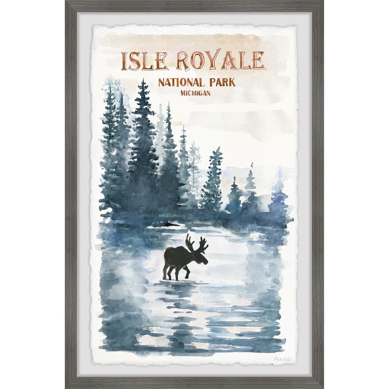 'Isle Royale National Park III' Framed Painting Print