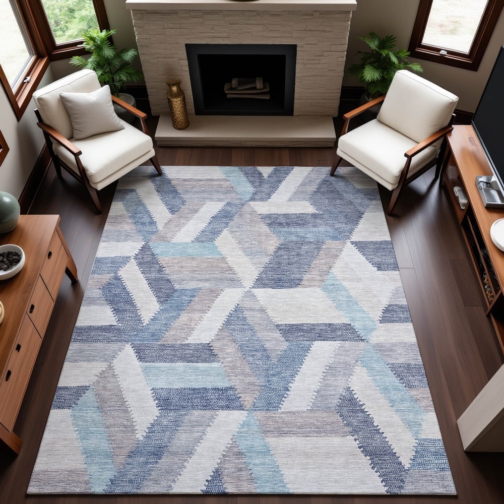Premium Washable Super Soft Modern Cali Mayfield Rug