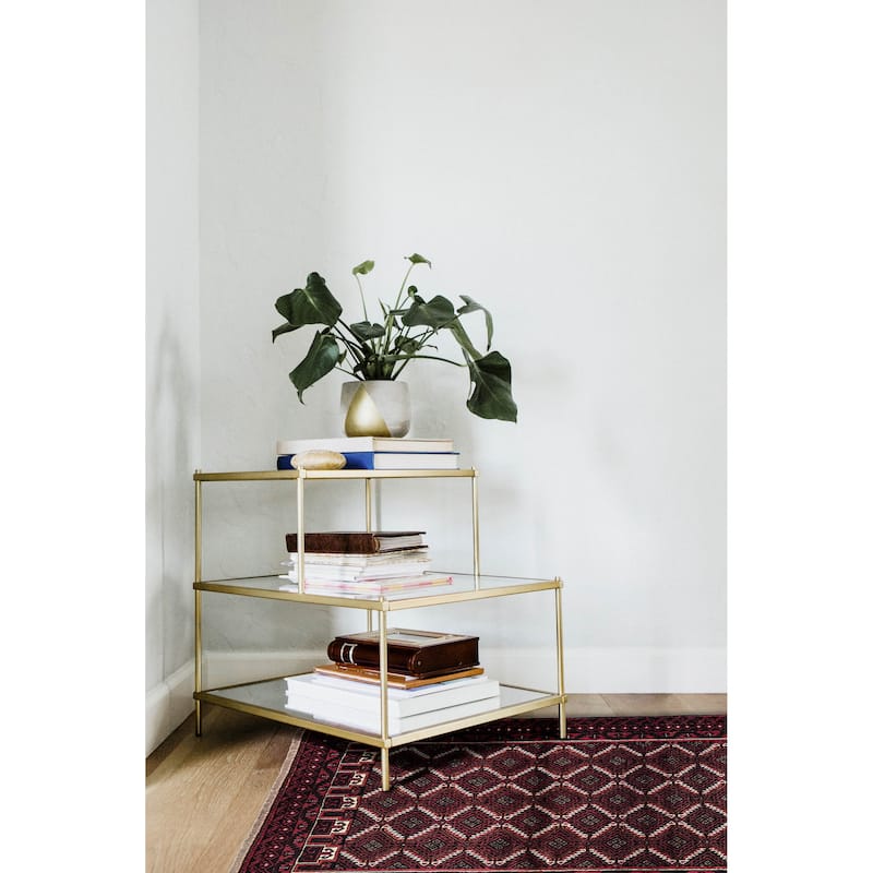 ECARPETGALLERY Hand-knotted Teimani Red Wool Rug - 4'2 x 7'7