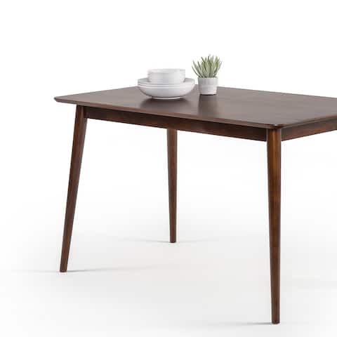 Priage by ZINUS 47" Espresso Wood Dining Table