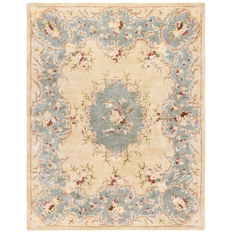 SAFAVIEH Handmade Bergama Achsah Oriental Hand-spun Wool Rug