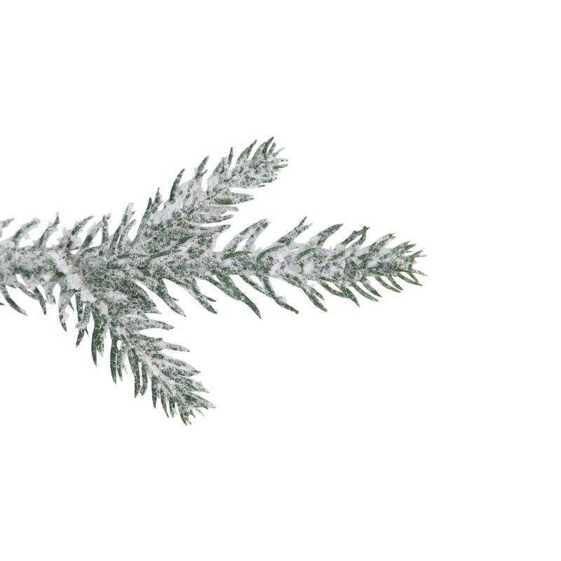 Flocked Potted Artificial Christmas Snowy Tree - 26" - Unlit - 2 Foot