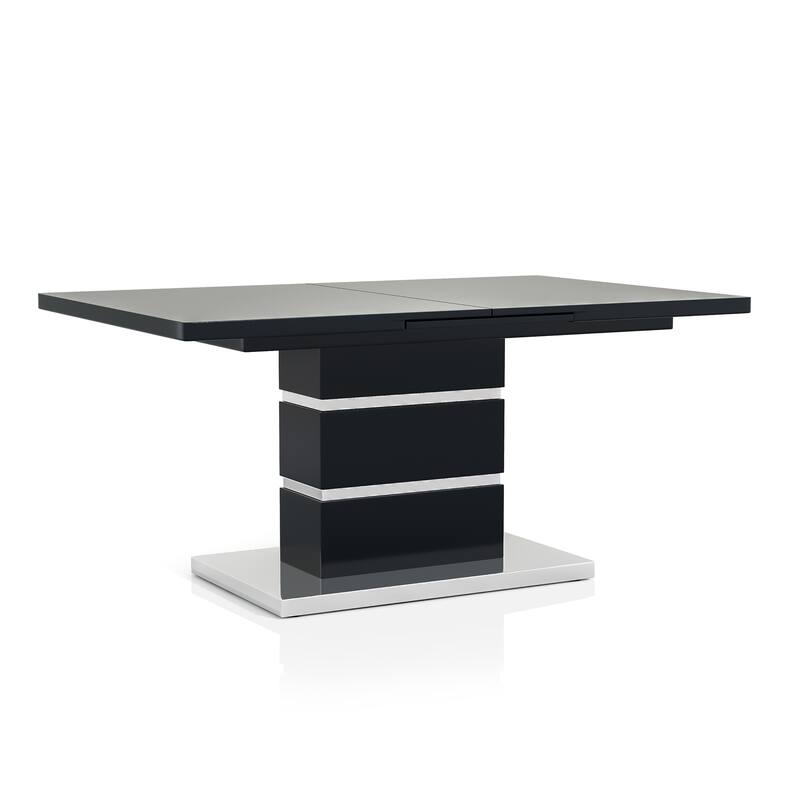 Ikemura Contemporary Black Metal 7-Piece Dining Set by Strick & Bolton