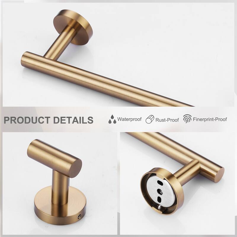 WOWOW 3-Pieces Bathroom Hardware Set