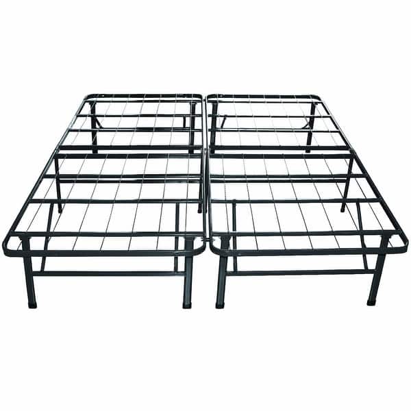 Shop for extra long twin bunk beds? twin extra long metal platform bed frame with storage space pictured