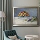 preview thumbnail 8 of 7, Still Life with Peaches and Grapes Premium Framed Canvas- Ready to Hang