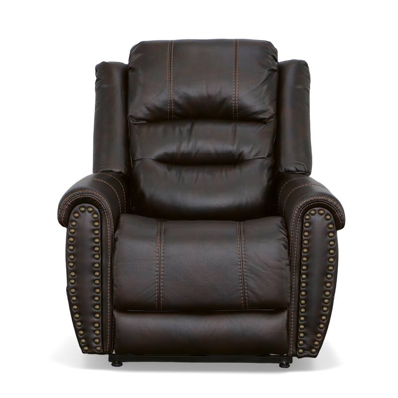 Oscar Molasses Power Lift Recliner with Right-Hand Control & Power Headrest by Flexsteel
