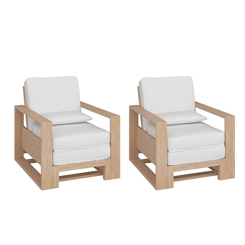 Modern Valentino Outdoor Chaise Lounge set of 2 by HULALA HOME
