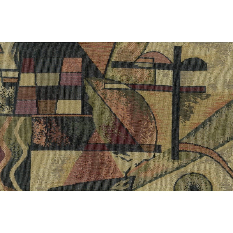 Blazing Needles Contemporary 48-inch Tapestry Papasan Cushion - Picasso