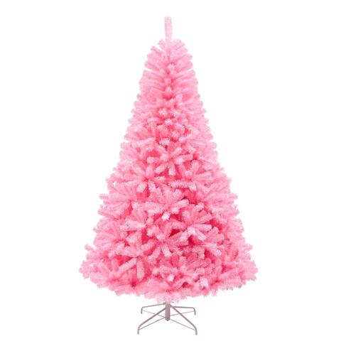 First Traditions 7.5 ft. Color Pop Tree, Pink - 7.5 ft