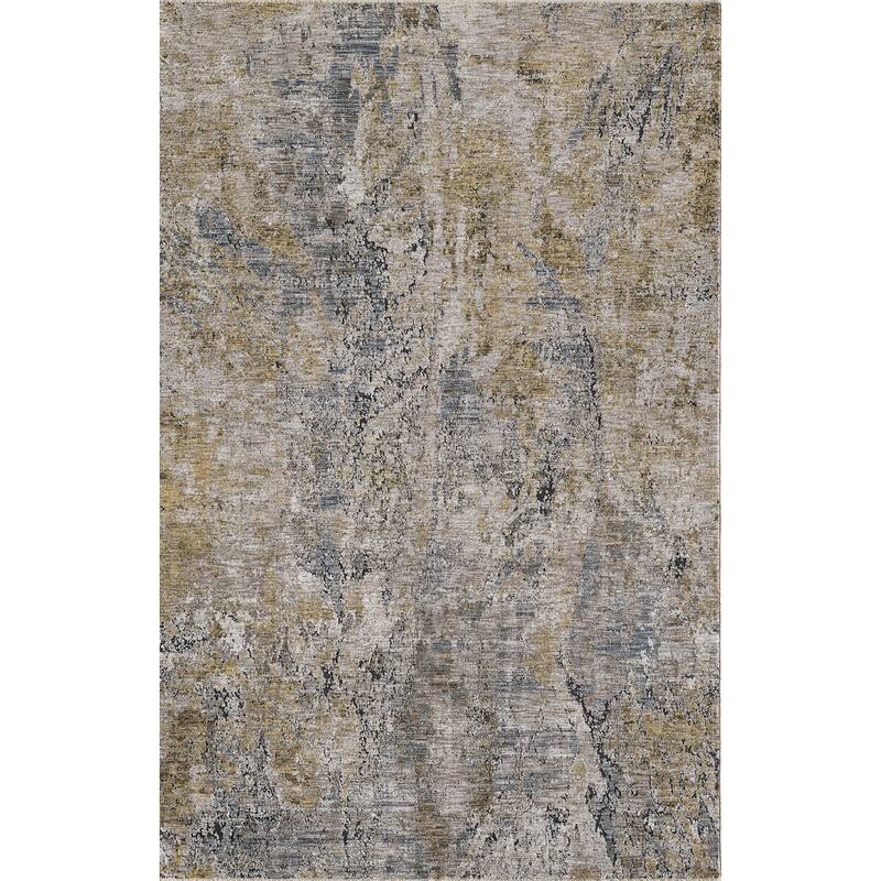 Domani Opulence Distressed Stone Area Rug - 9' x 12'2"