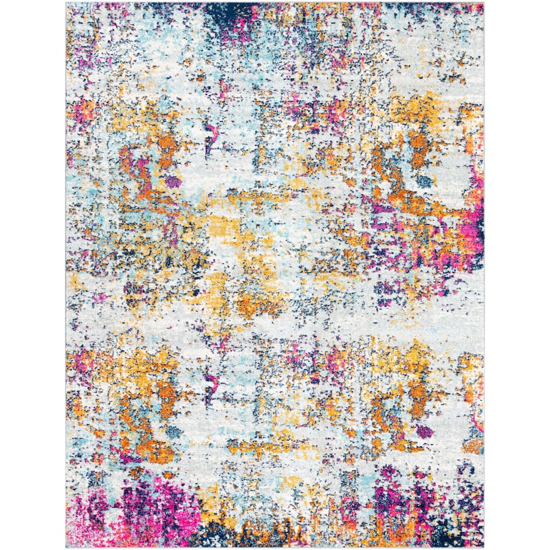 Livabliss Aveza Modern Abstract Polypropylene Area Rug