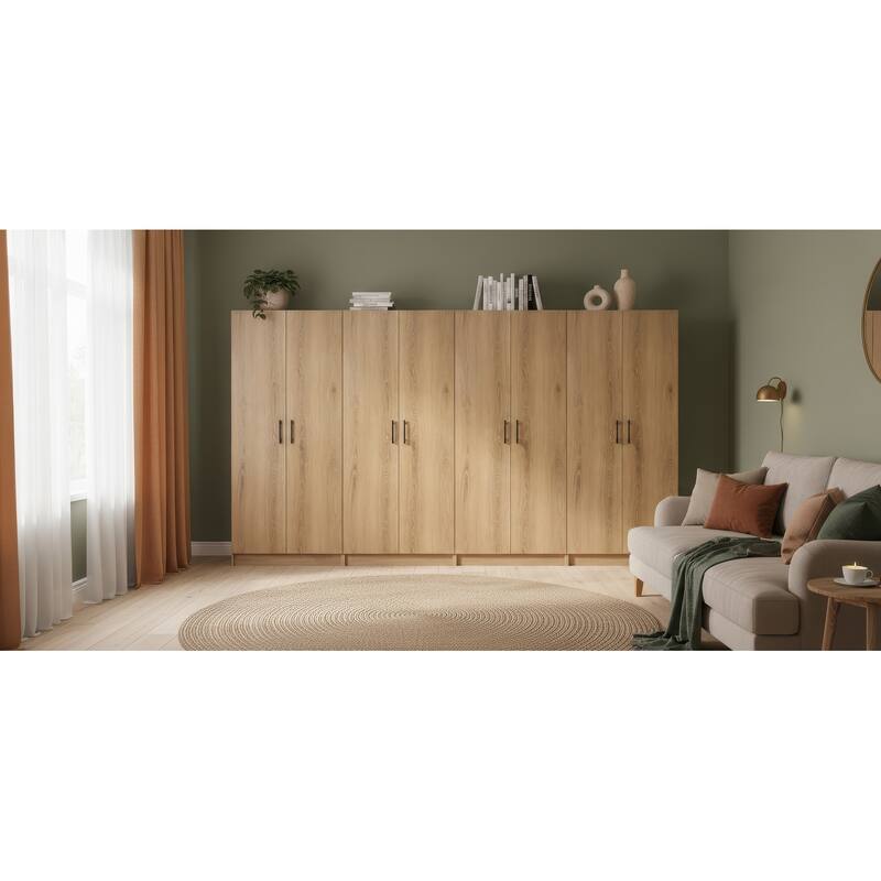 Modex Multi-Purpose Utility Storage Cabinet - W 31.5″ × D 15.7″ × H 70.9″