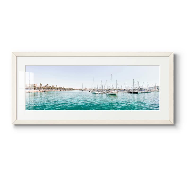 Barcelona Marina-Premium Gallery Framed Print - Bed Bath & Beyond ...