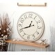 preview thumbnail 1 of 32, Oversized Farmhouse Wall Clock